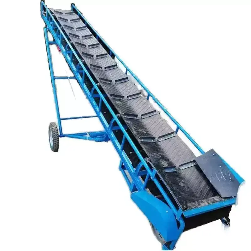 Mobile Belt Conveyor System - Movable Loading Conveyor 3D model