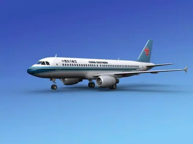 Airbus A320 China Southern 3D model