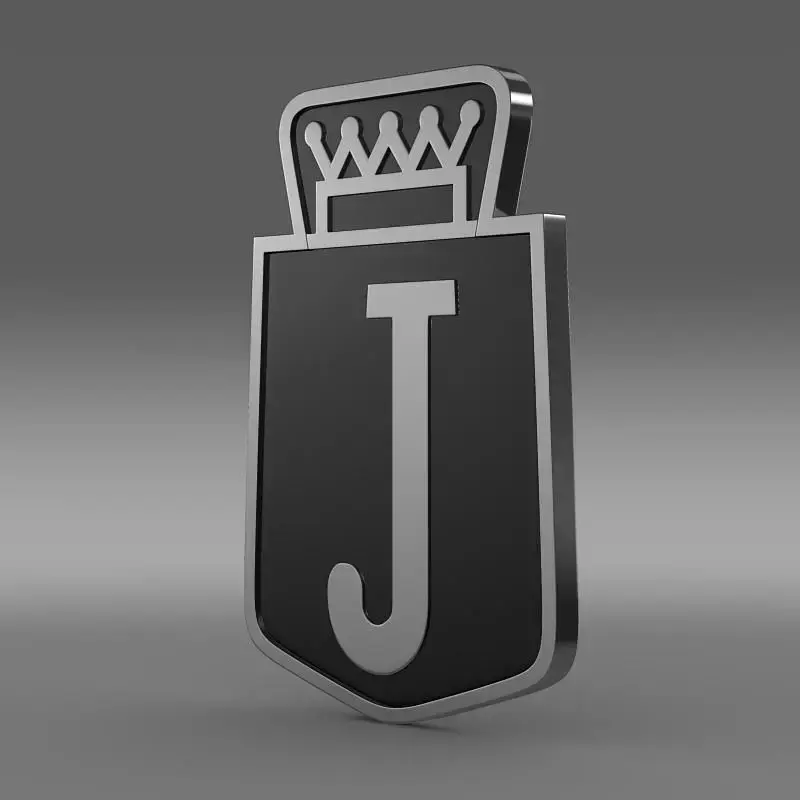 Jensen logo 3D model