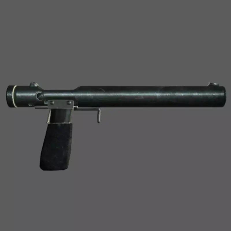 Welrod MK2 Low-poly 3D model