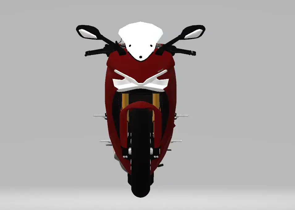 Ducati motorcycle 3D print model