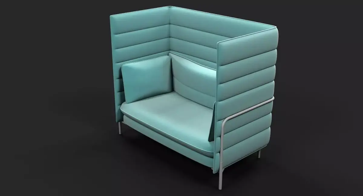 Vitra Alcove Chair 3D model
