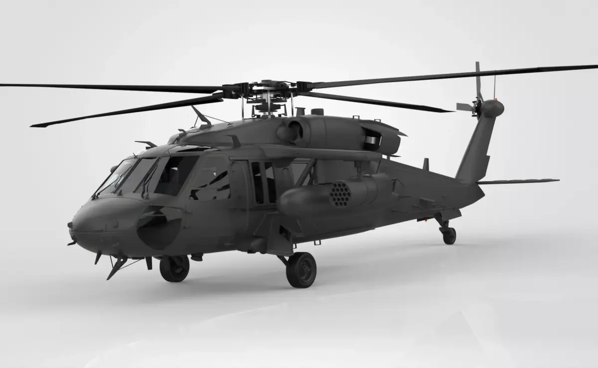Black Hawk Sikorsky UH-60 3D model