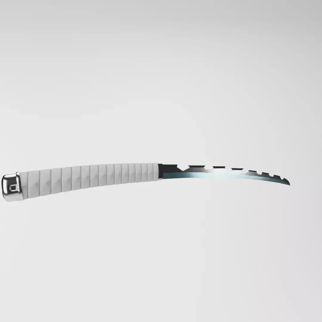 Hashibira Inosuke-Nichirin Sword from kimetsu No Yaiba 3D model