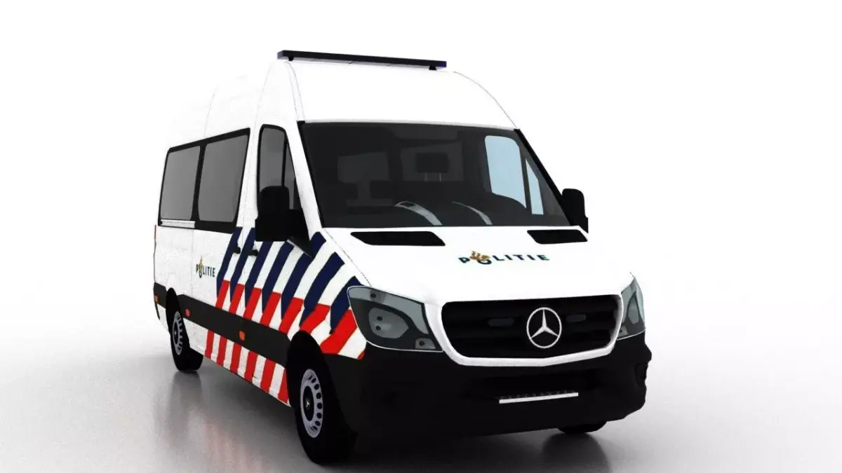 Mercedes Benz Sprinter L2H2 2015 Netherlands Police Passenger 3D model