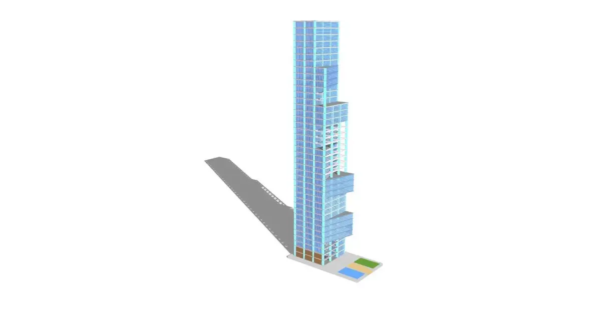 Commercial high-rise re 02 3D model
