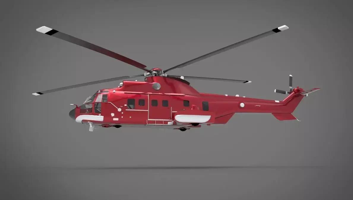 Airbus Helicopters H225 Super Puma 3D model buy