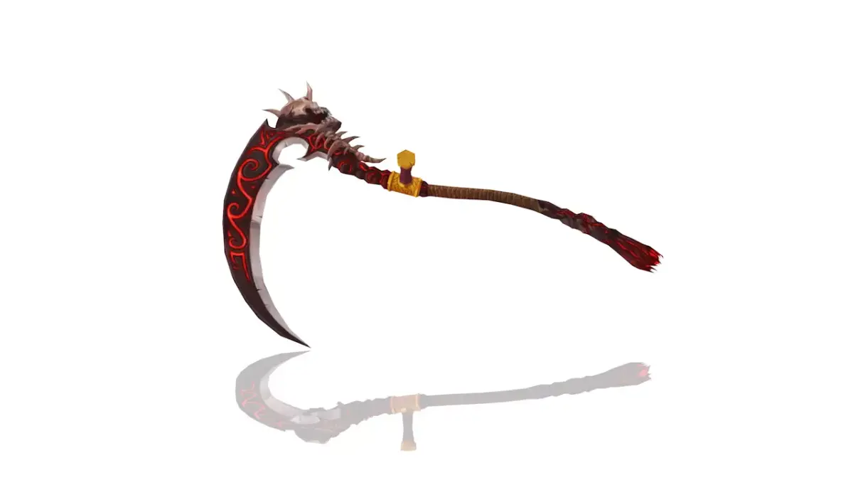 Sacrifice Scythe Low-poly 3D model