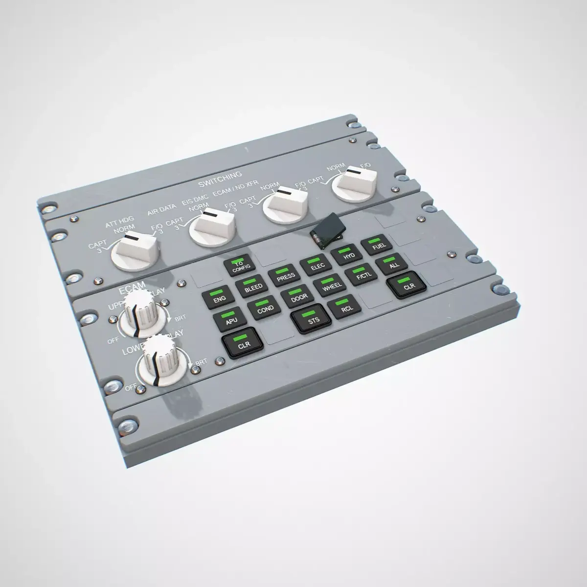 Upper Pedestal Low-poly 3D model