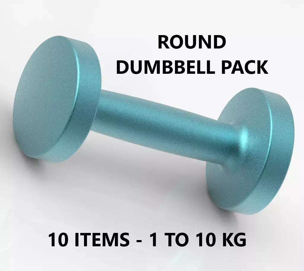 ROUND DUMBBELL PACK 3D print model