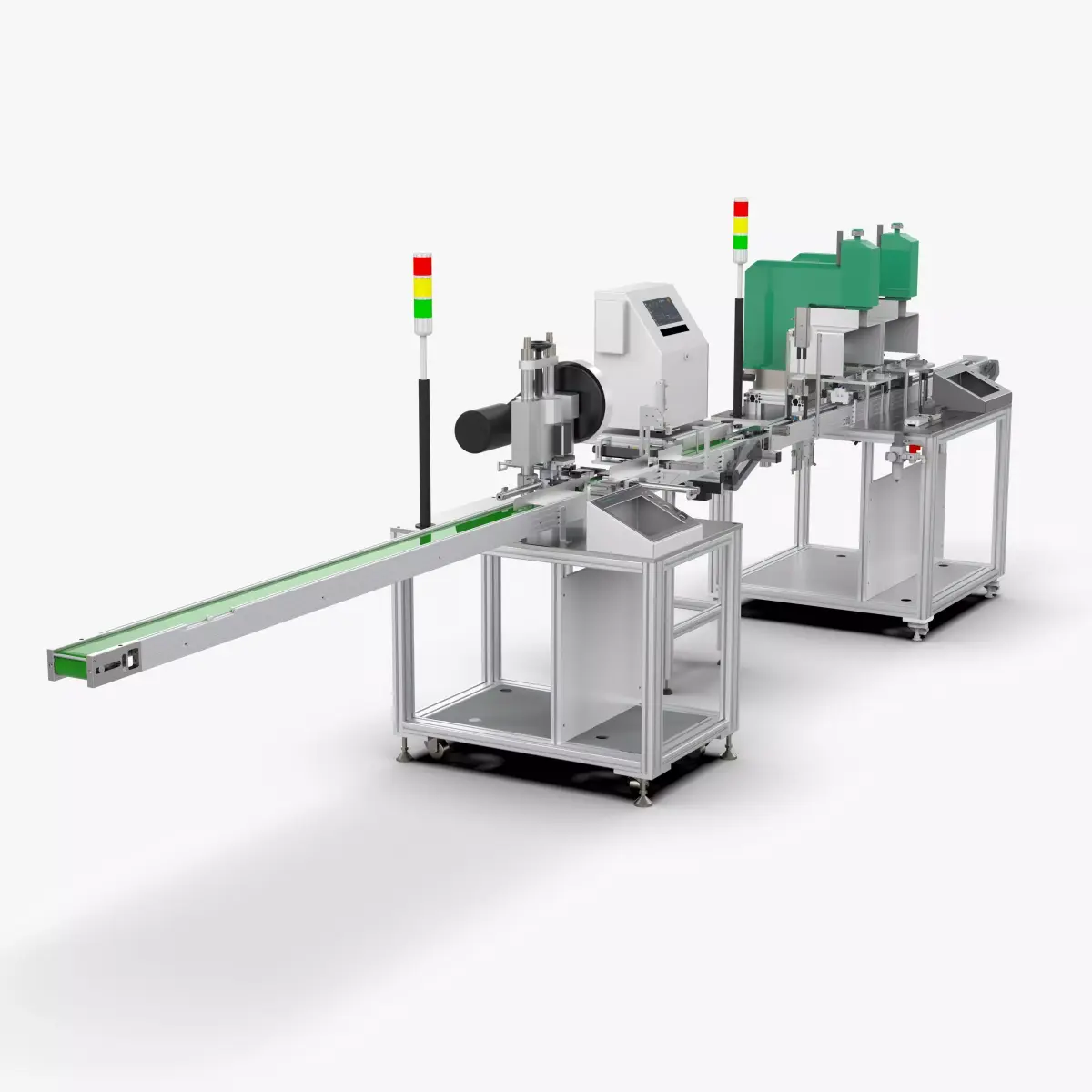 Automatic Riveting Inkjet Pad Printing Machine 3D model