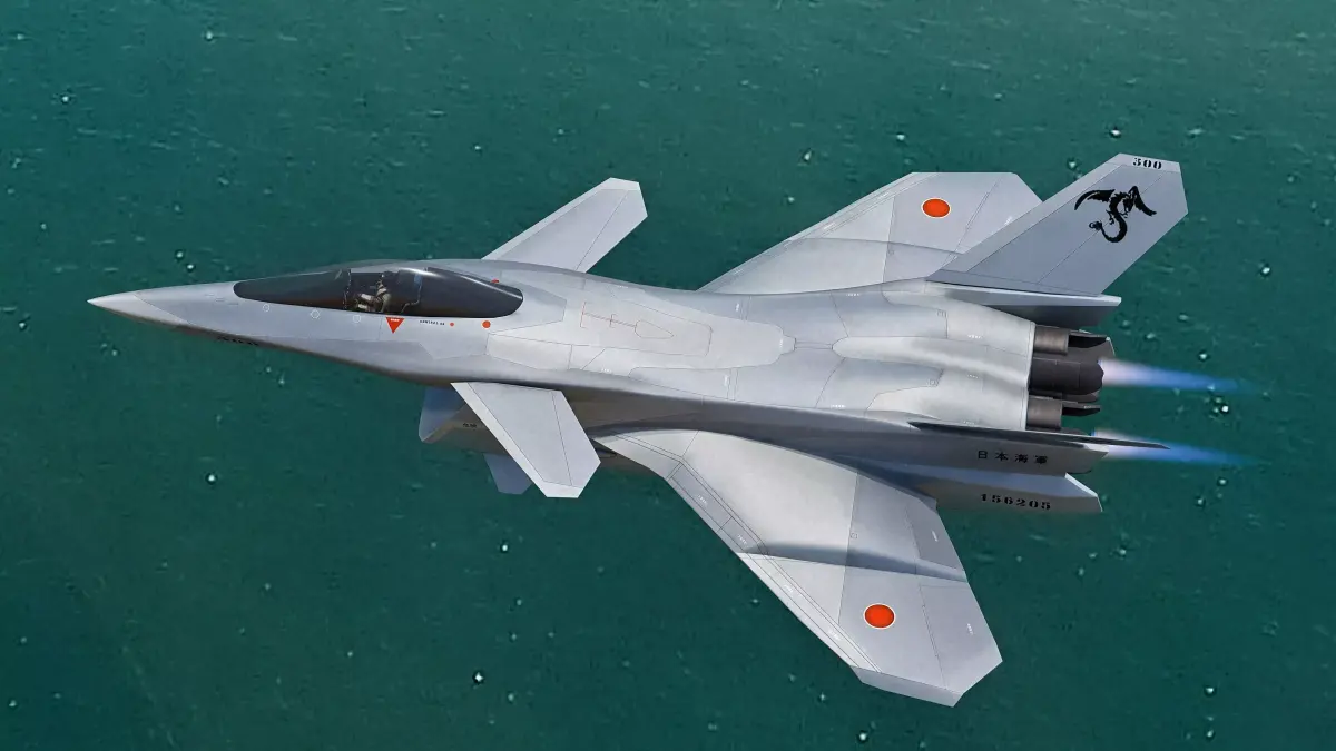 FA-27C Japan Anime Fighter - Rigged with high resolution cocpit Low-poly 3D model