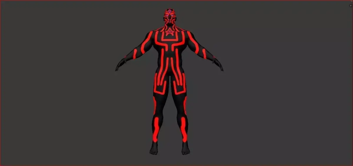 Lord of Destruction Low-poly 3D model
