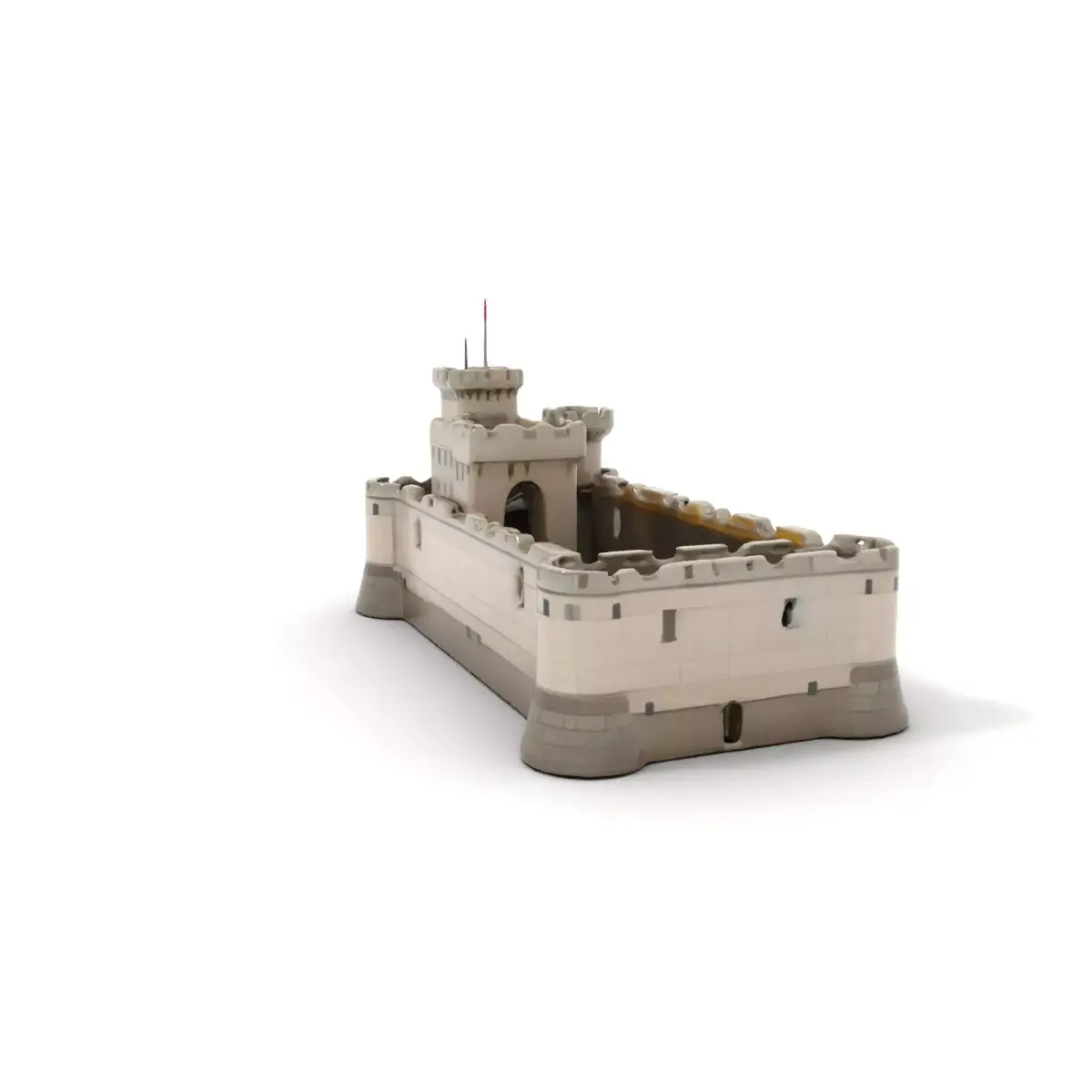 Medieval Stone Castle model pack Low-poly 3D model purchase