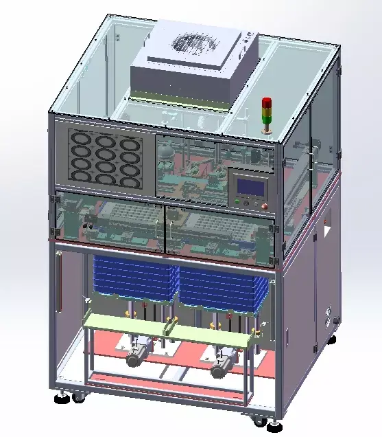 Automatic loading and unloading visual detection equipment 3D model