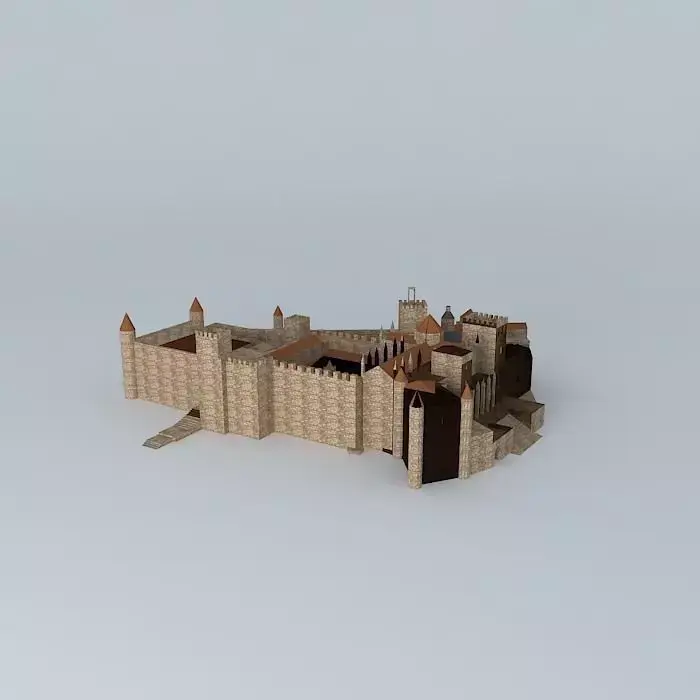 Royal Monastery of Santa Maria. Guadalupe Free 3D model