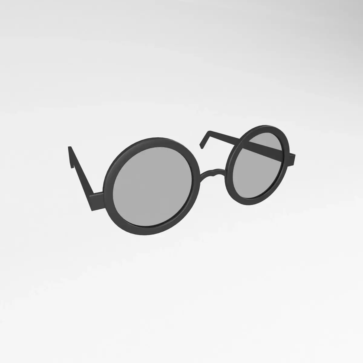Cartoon Glasses v1 002 Low-poly 3D model