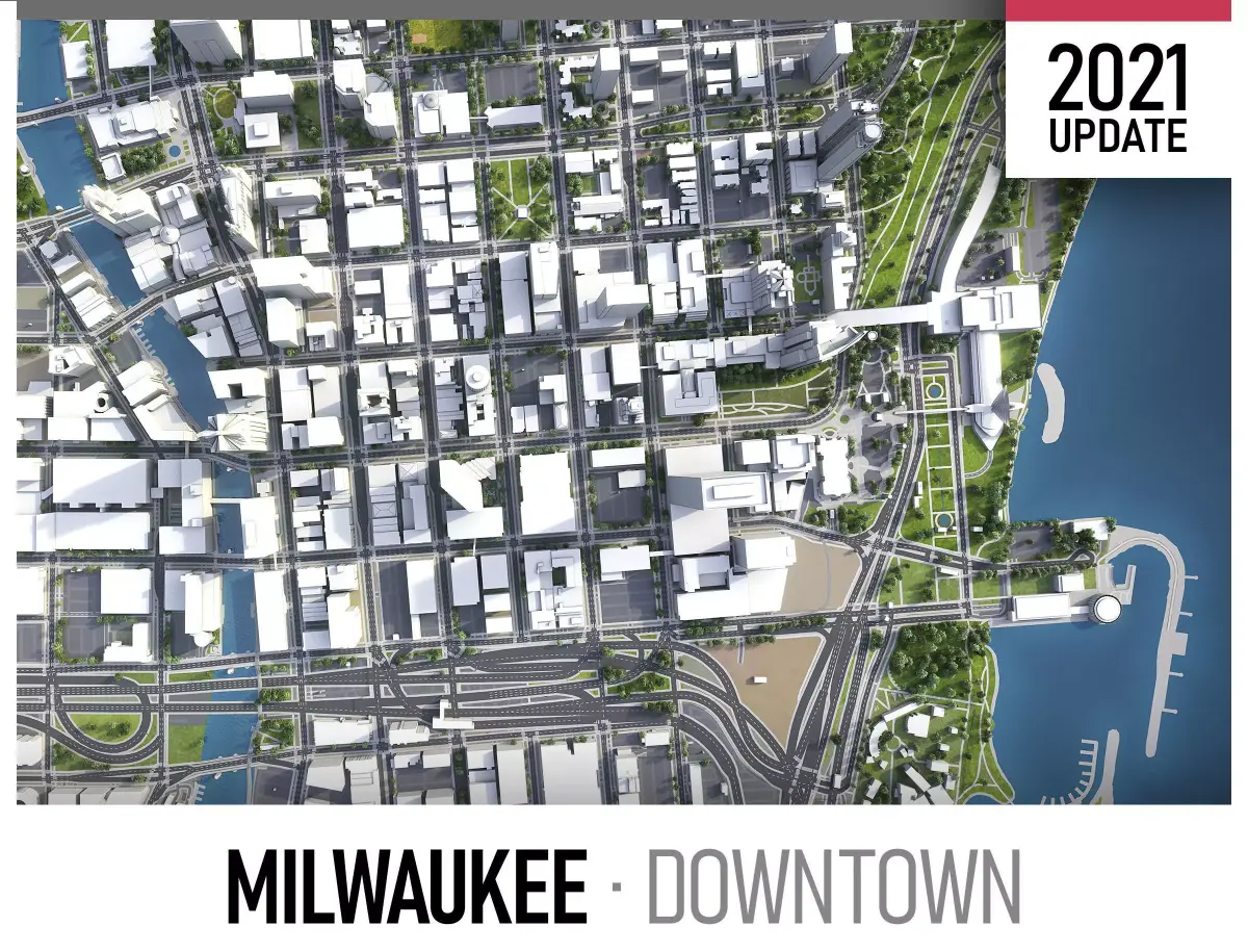 Milwaukee Low-poly 3D model