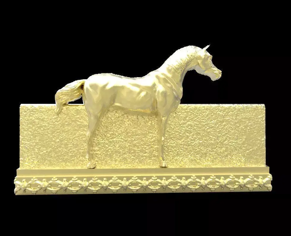 Galloping Horse in reliefs Free 3D print model
