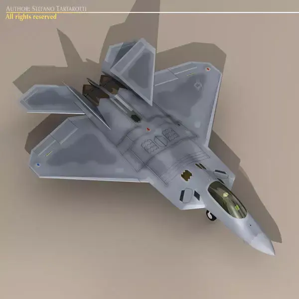 F22 raptor 3D model