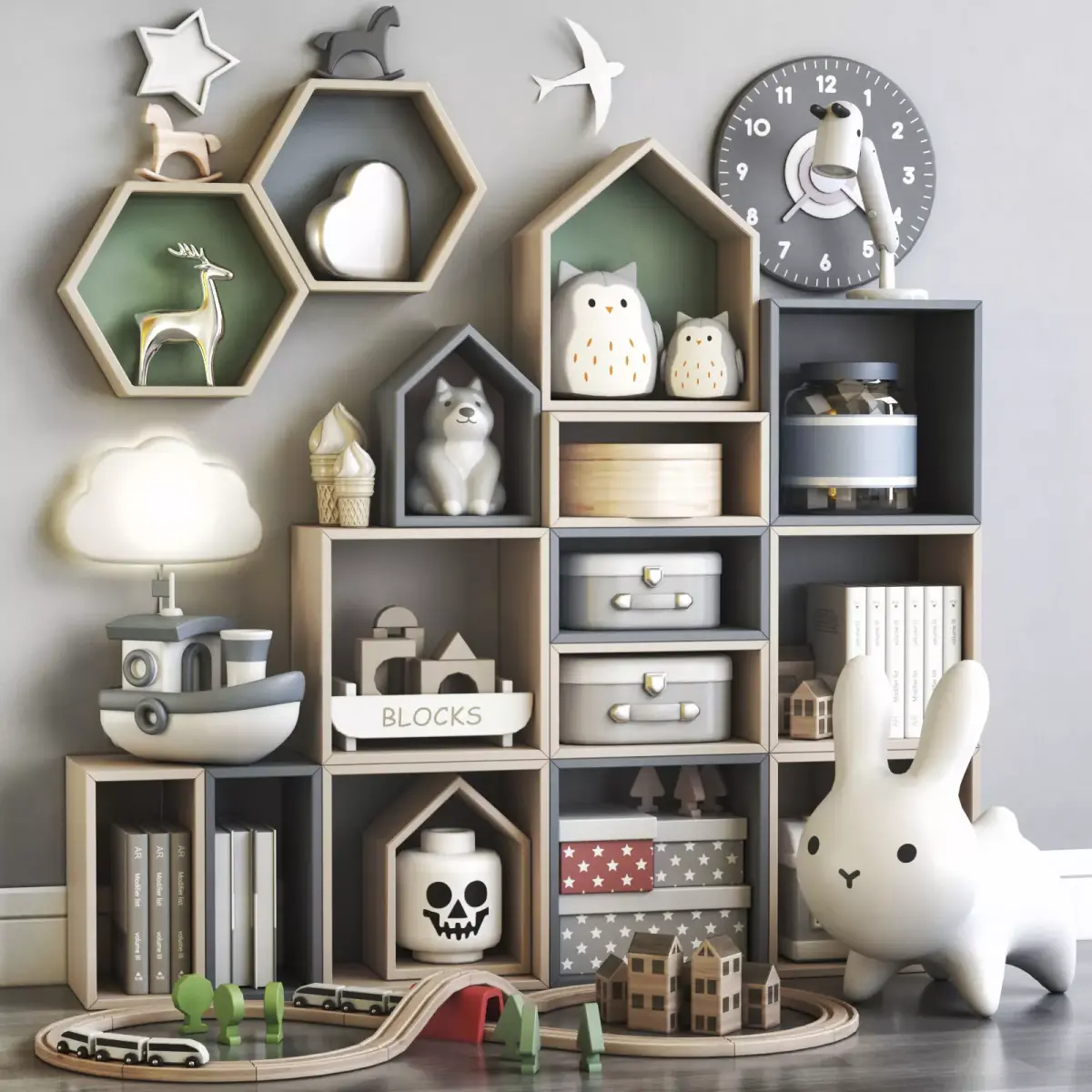 Furniture for nursery 5 3D model