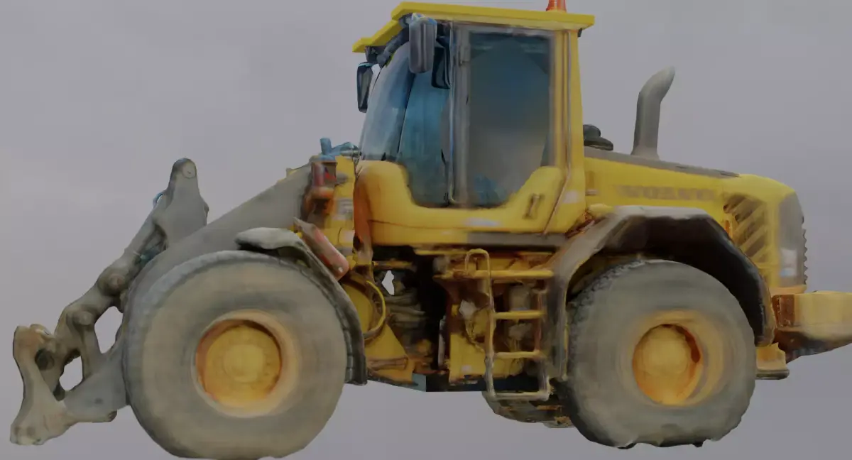Excavator Digger - Construction Site Asset Low-poly 3D model