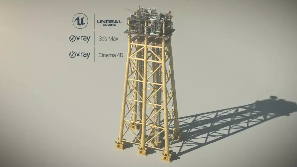 OILPLATFORM 3D model