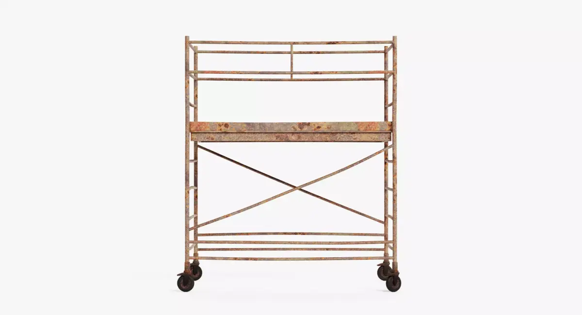 -Old Scaffolding V1- 3D model