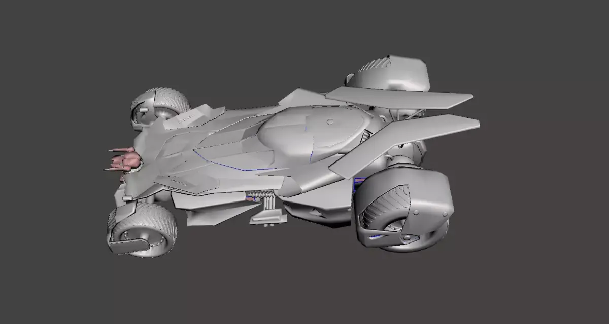 Batman latest mobile vehicle for 3d printing STL 3D print model