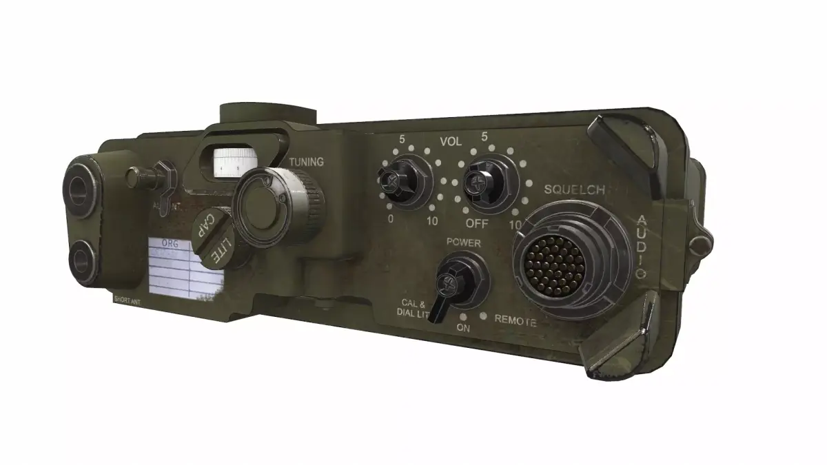 Radio military AN PRC-10 3D model