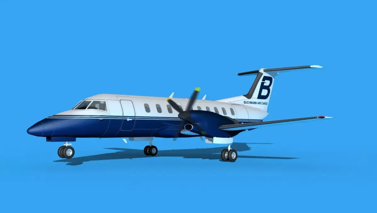 Embraer EMB120 Buchmann Air Service 1 3D model