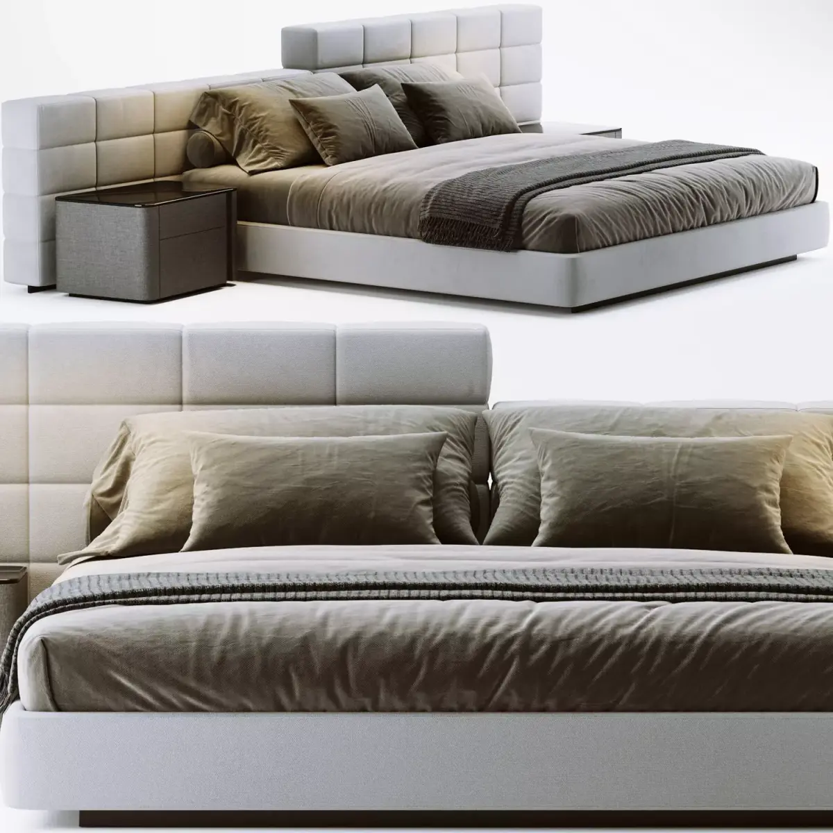 Lawrence Bed 3D model