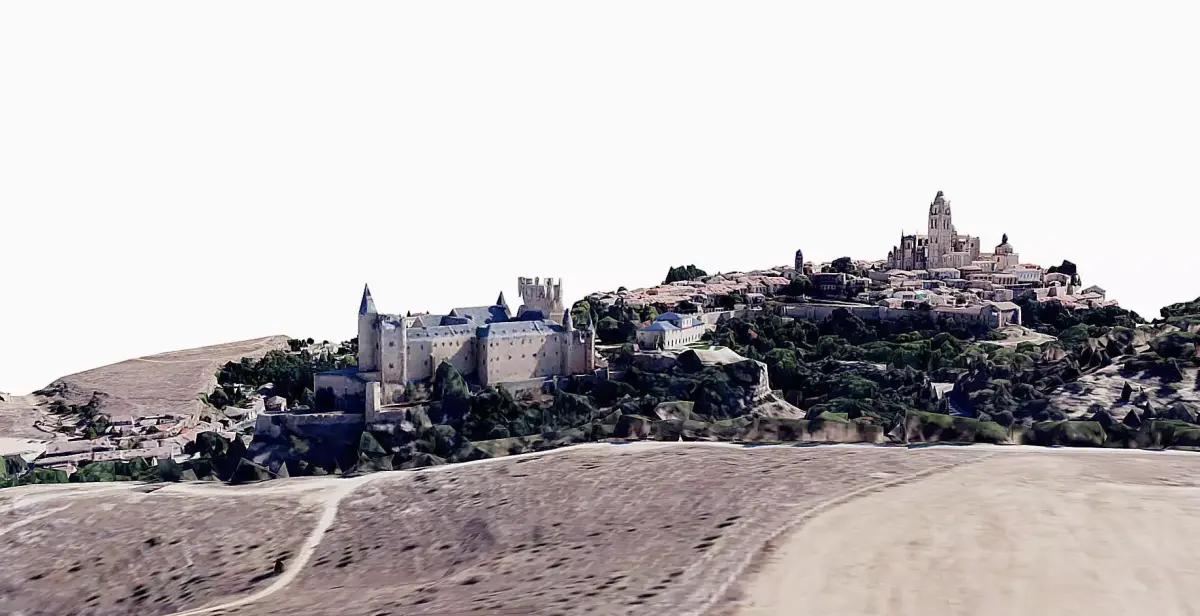 Castle of Segovia-Alcazar Low-poly 3D model purchase