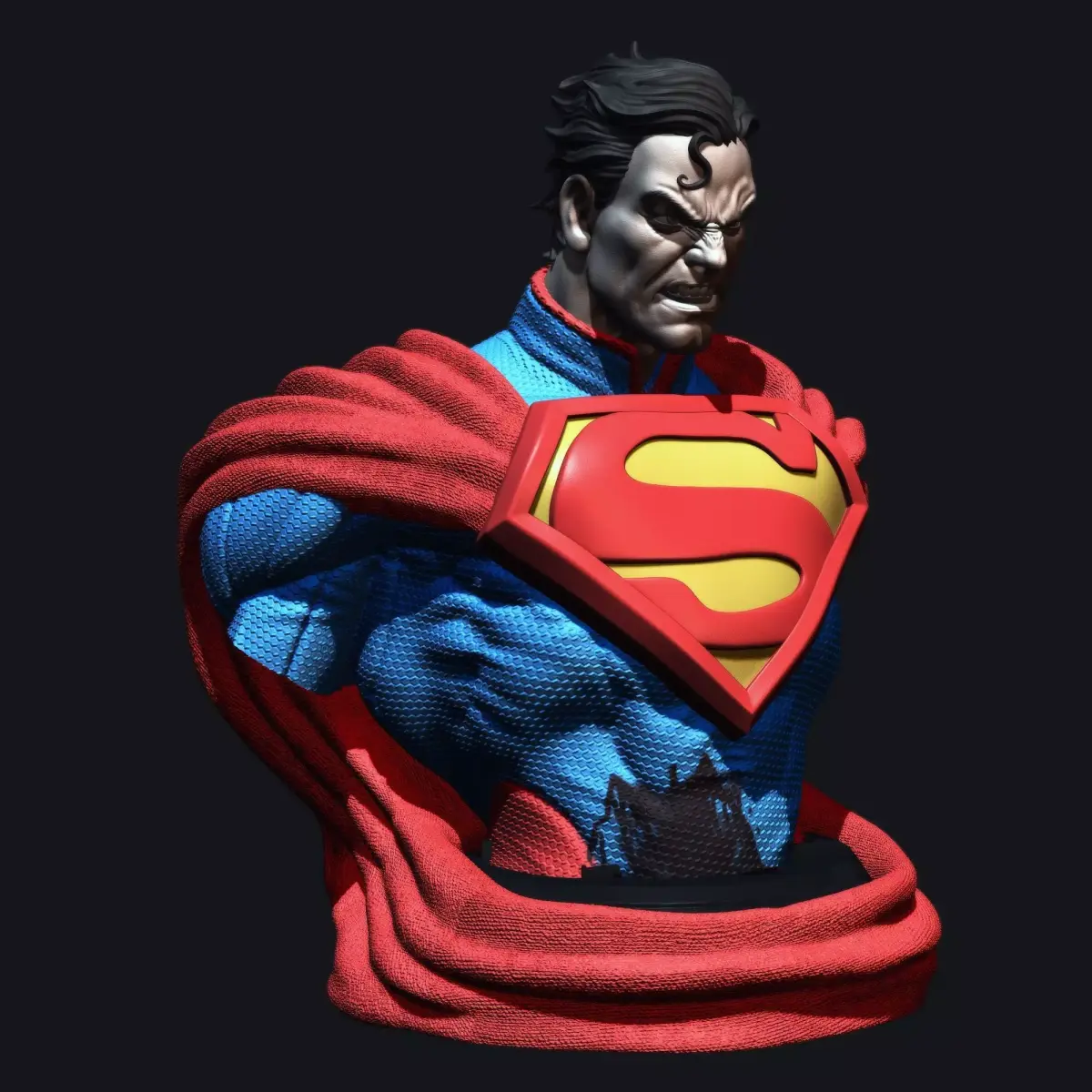 Coupon Free Bust Superman kills Joker fanarts stl 3d print Free 3D print model