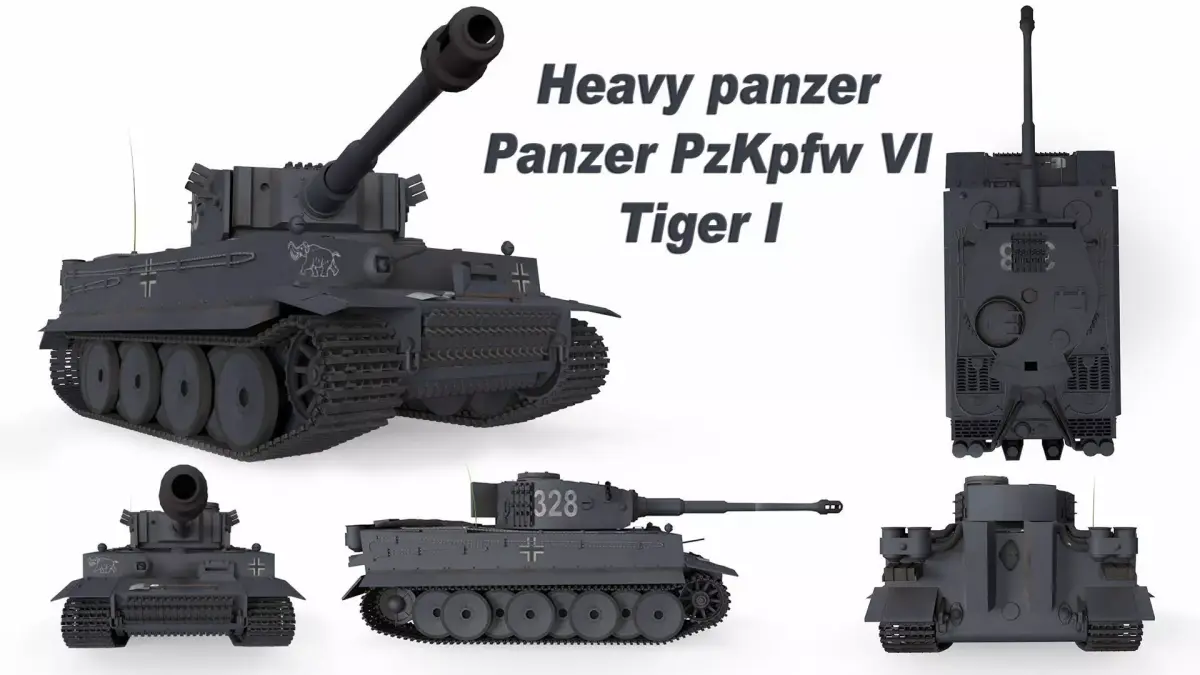 Panzer PzKpfw VI Tiger I 3D model