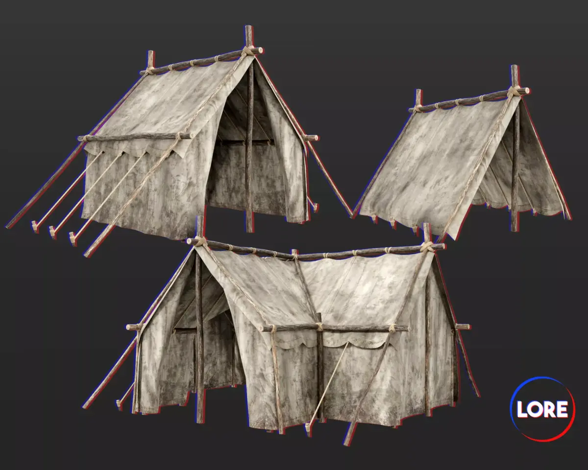 Medieval Collection Crude Tents 