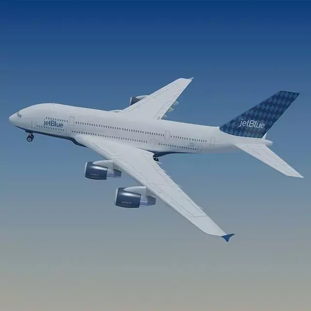 JetBlue Airlines Airbus A380 3D model