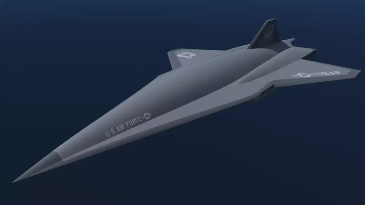 SR72 UAV Concept Low-poly 3D model
