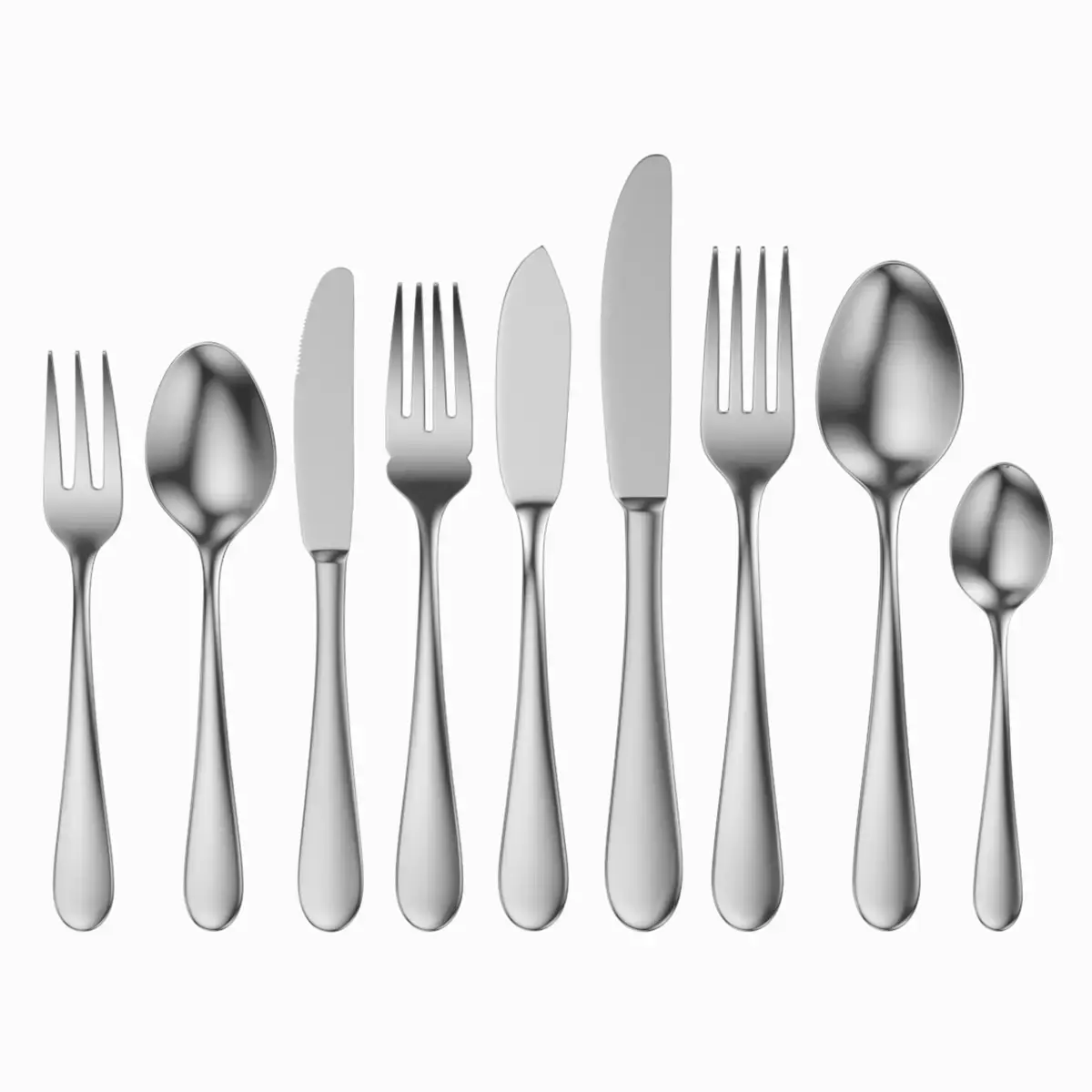 Generic Cutlery 9 Pieces COLLECTION 3D model