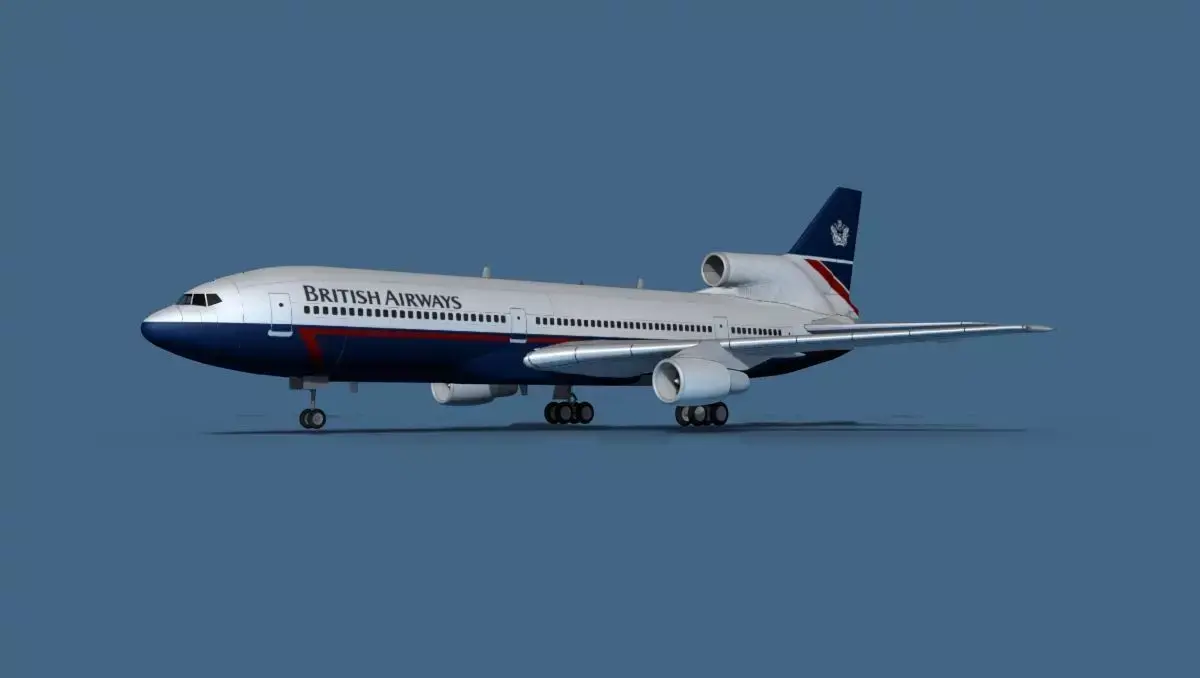 Lockheed L-1011-50 British Airways 1 3D model
