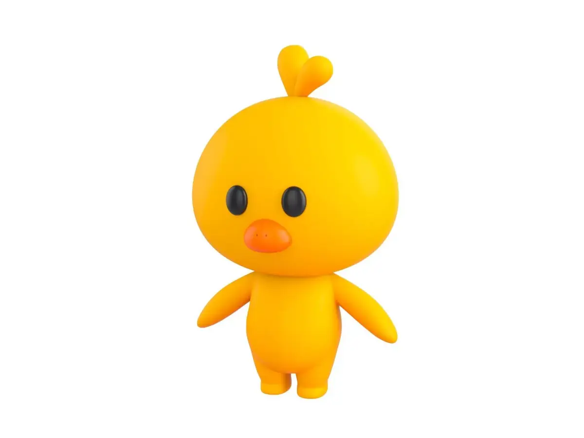 Character011 Chick 3D model