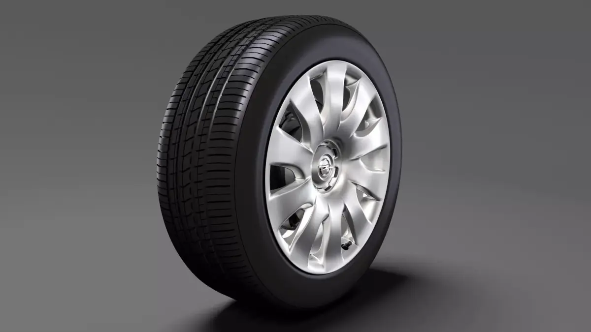 Opel Combo wheel 2015 3D model
