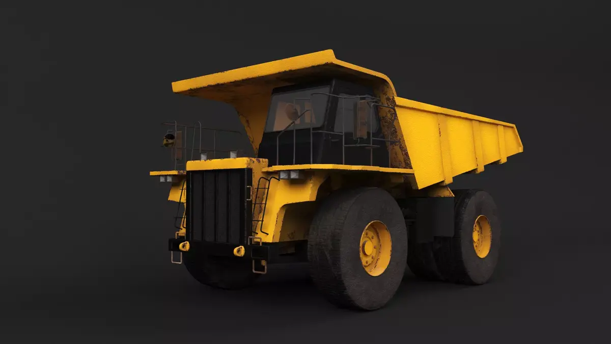 Modern Haul Truck 3D model