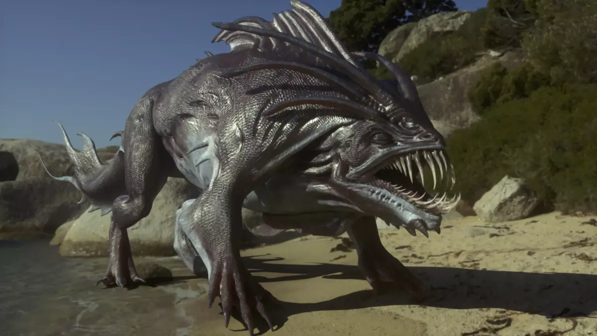 Mutant Fish Sea Creature Model 3D model