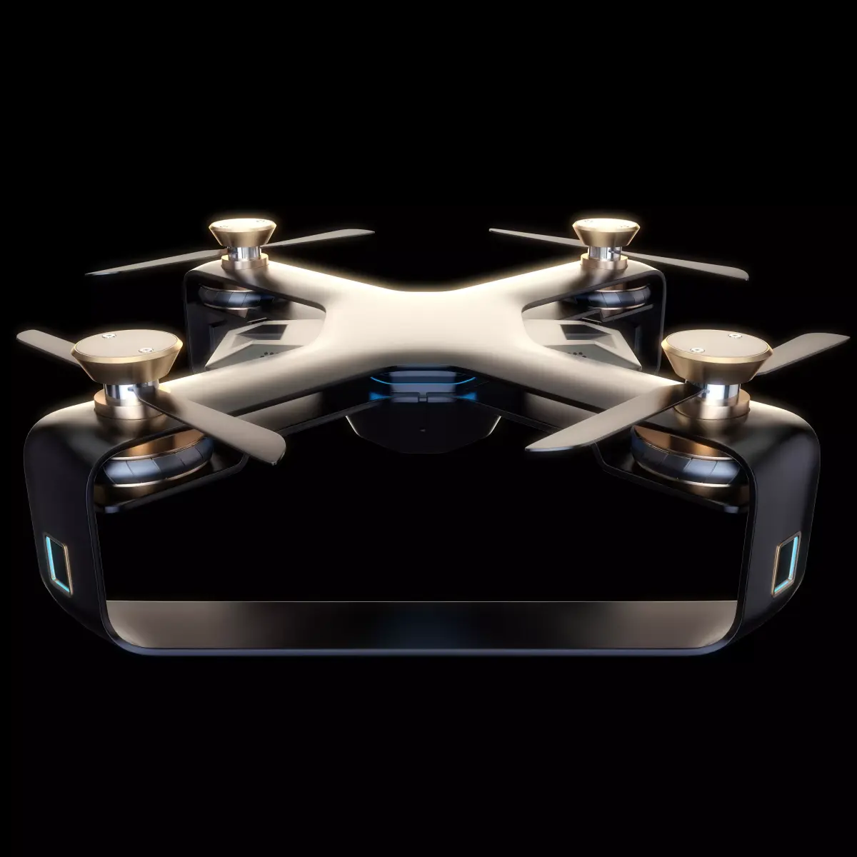 Concept Racing drone vray 3d model Low-poly 3D model