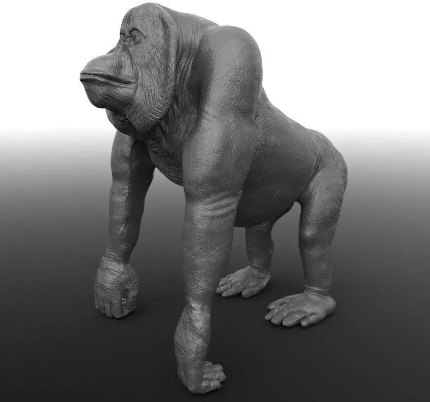 Orangutan gorilla Free 3D model