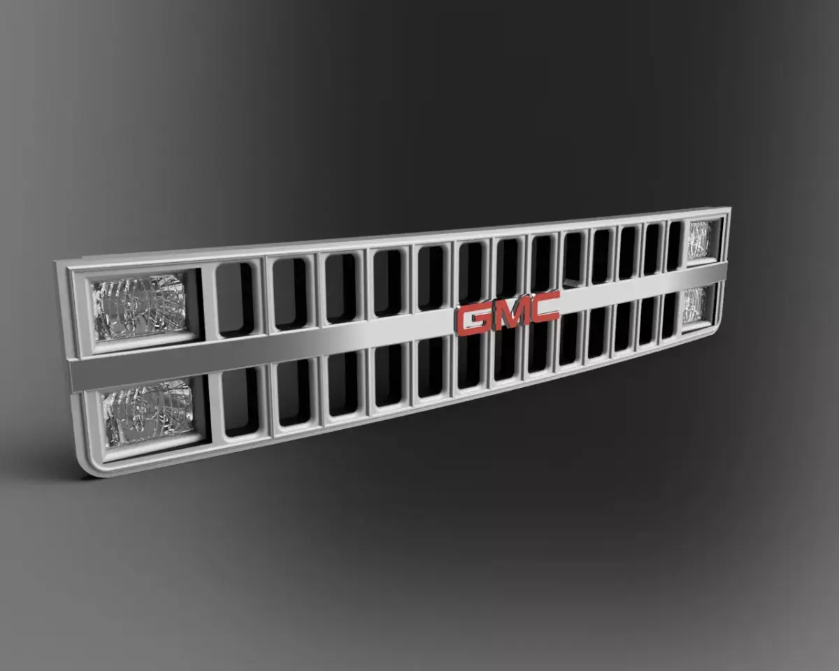 Front grille for GMC Chevy K10 1984 3D print model