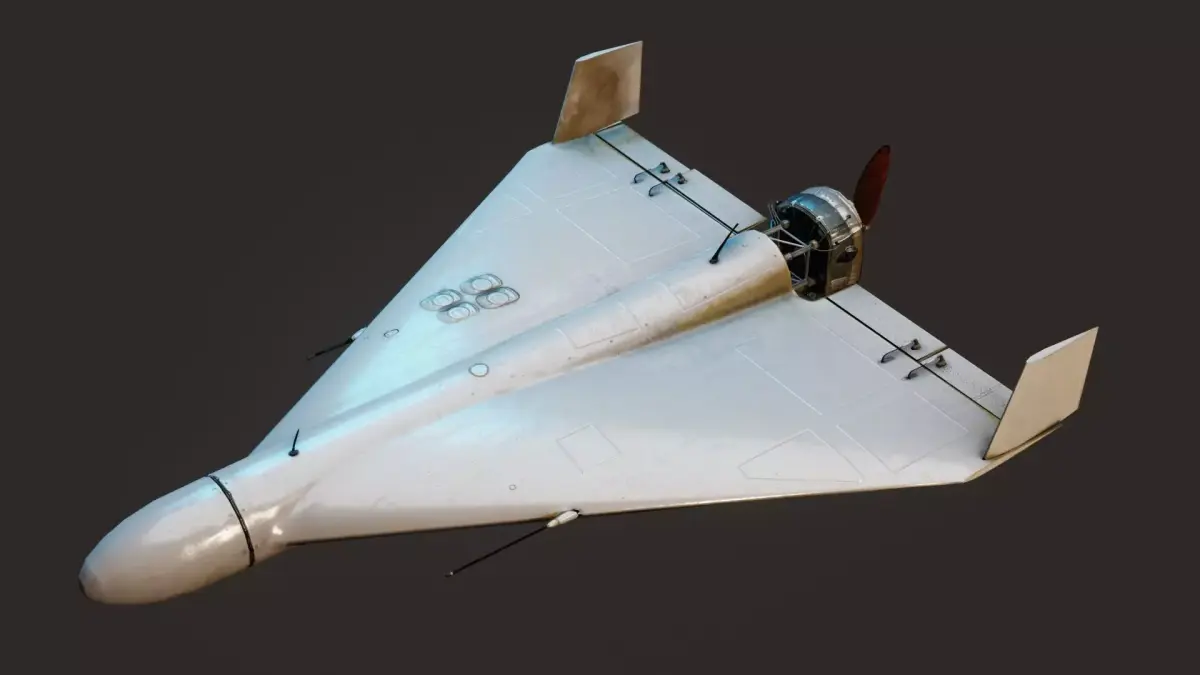 Drone Game Ready Low-poly 3D model