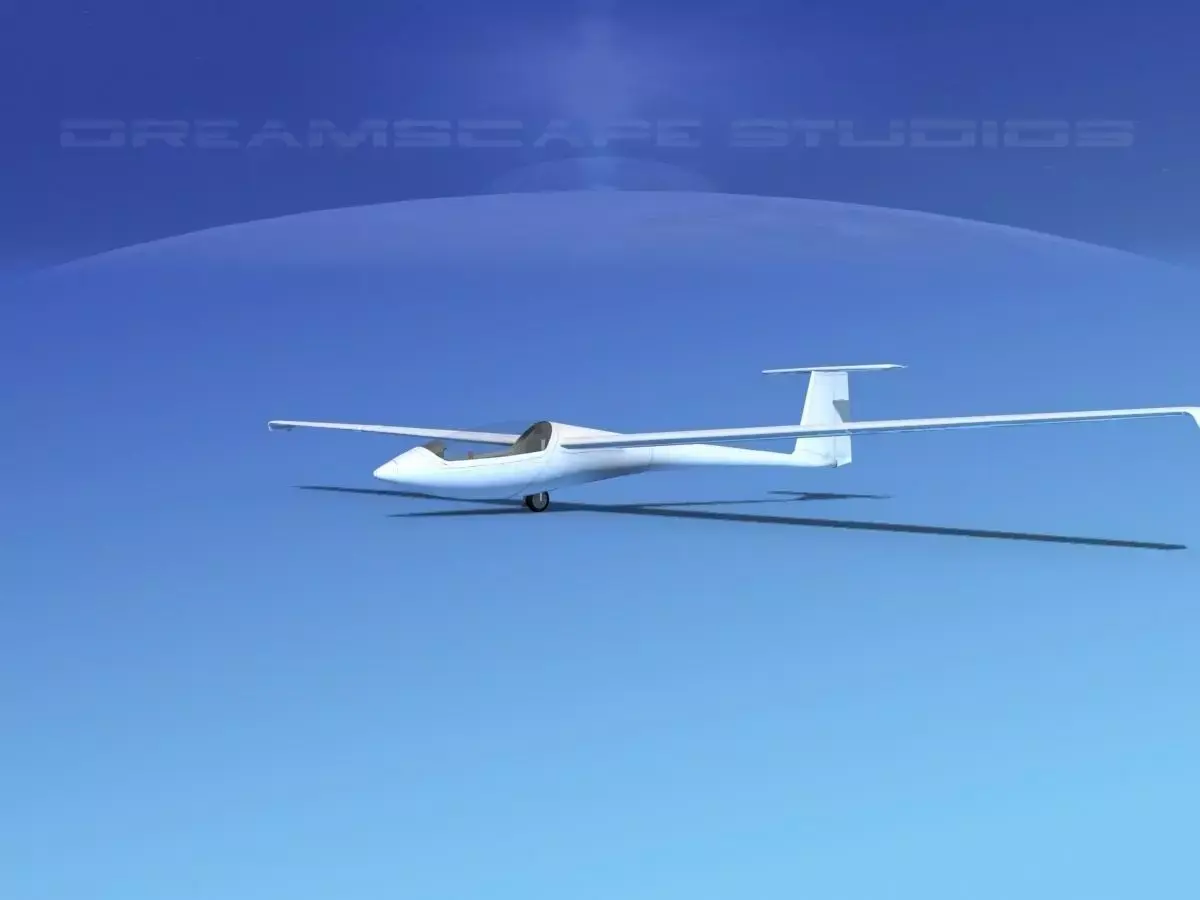 Centrair C-101 Pegase Unmarked Low-poly 3D model