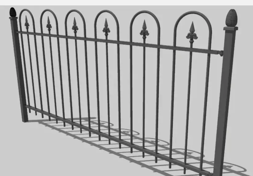 Verona Fence Free 3D model